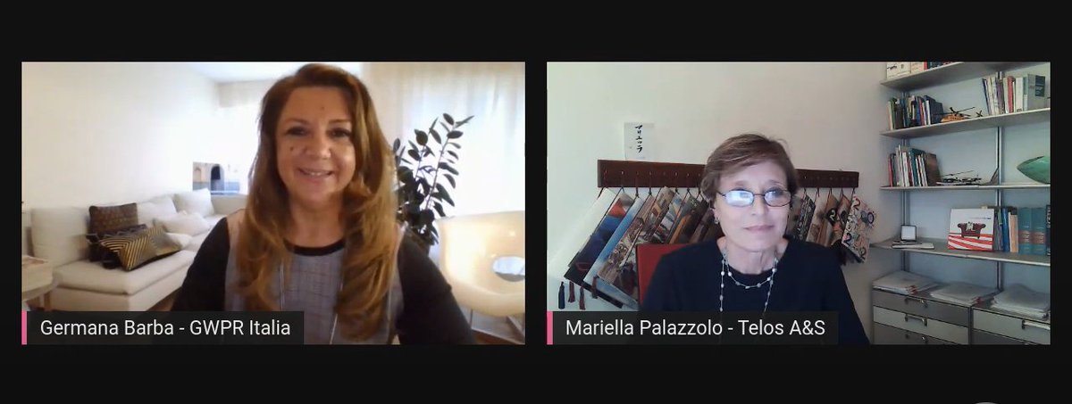 Ama definirsi “orgogliosamente #lobbista e orgogliosamente #imprenditrice” la protagonista della nuova puntata di #GWPRVoice, Mariella Palazzolo fondatrice e amministratrice di 
<a href="/Telosaes/">Telos A&S</a>
 
🎙️Guarda l’intervista su YouTube! youtube.com/watch?v=Hgqj_1…

<a href="/germanabarba/">Germana Barba</a>