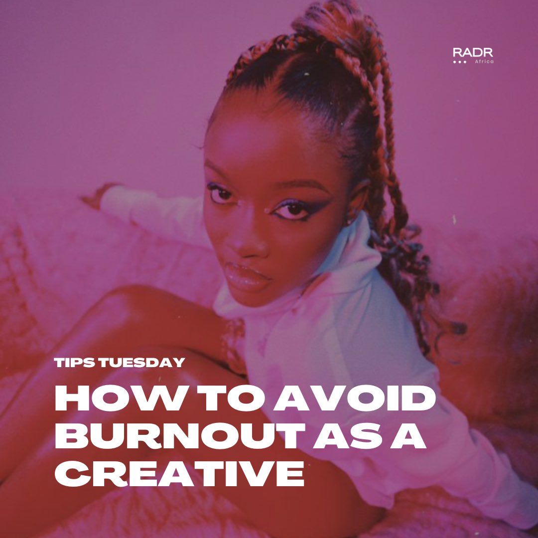 radrafrica's tweet image. According to a 2022 report, 61% of creators are facing burnout. 

Burnout could lead loss of motivation to create and more issues. 

Here are 5 tips to help you overcome burnout as a creative.👇🏾

#burnout #creatorburnout