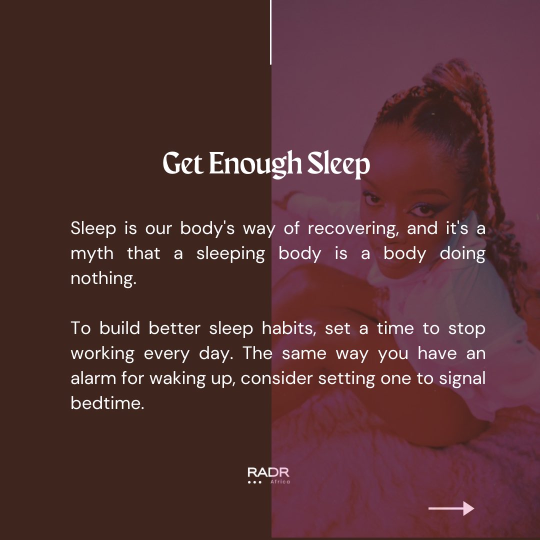 radrafrica's tweet image. According to a 2022 report, 61% of creators are facing burnout. 

Burnout could lead loss of motivation to create and more issues. 

Here are 5 tips to help you overcome burnout as a creative.👇🏾

#burnout #creatorburnout