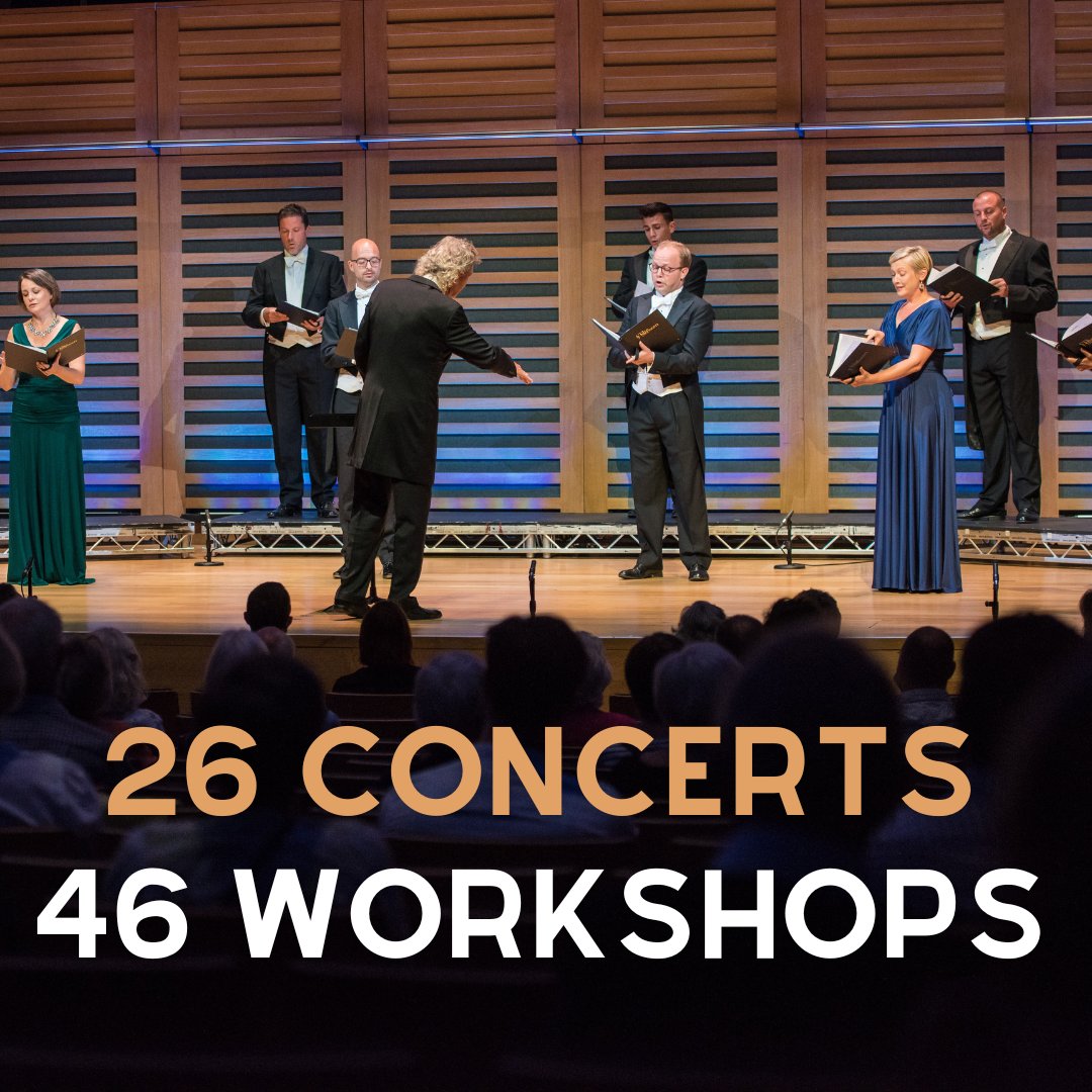 TheSixteen's tweet photo. Our #ChoralPilgrimage Learning & Participation programme has been working hard to take choral music to as many people as possible this year. Here are a few key stats that we thought we'd share ahead of the announcement of our 2023 Choral Pilgrimage tour later this week! https://t.co/PO1HibfNLo