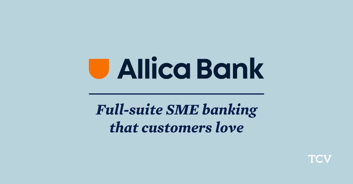 TCV (@tcvtech) on Twitter photo We’re thrilled to share that we’ve led <a href="/AllicaTeam/">Allica Bank</a>'s latest £100M Series C. We believe the team’s collective experience and drive strategically position them to execute on their ambitious vision for UK SME banking.
Learn more about out investment here: tcv.com/news/our-inves… We’re thrilled to share that we’ve led <a href="/AllicaTeam/">Allica Bank</a>'s latest £100M Series C. We believe the team’s collective experience and drive strategically position them to execute on their ambitious vision for UK SME banking.
Learn more about out investment here: tcv.com/news/our-inves…