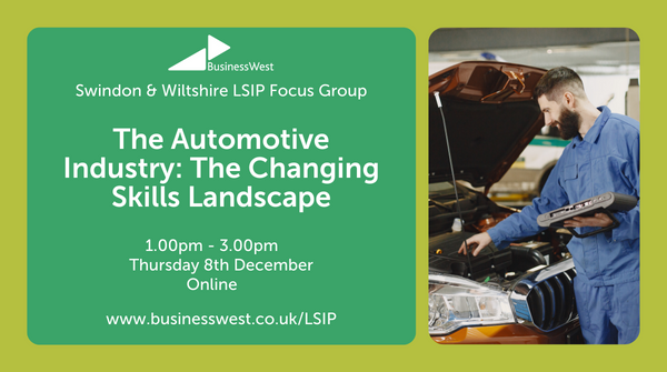 bw_businesswest's tweet photo. 💡 Calling all businesses in #Swindon and #Wiltshire working in the Automotive industry 💡.

Join our online focus group on 8th December 'The Automotive Industry: The Changing Skills Landscape'.

Book your tickets until they last here: https://t.co/CV6ib22SK5

#event #automotive https://t.co/ggIn5pI7qm