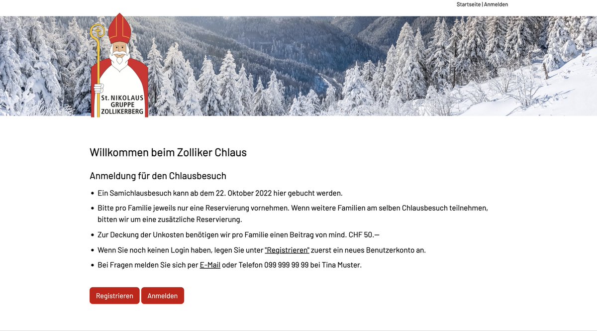 Wir haben für die St. Niklausgruppe Zollikerberg ein neues Tool zu entwickeln, mit welchem die Benutzer einfach einen Samichlaustermin buchen und die nötigen Angaben erfassen können. 

👉 Mehr zum Tool: 89grad.ch/zolliker-chlau…