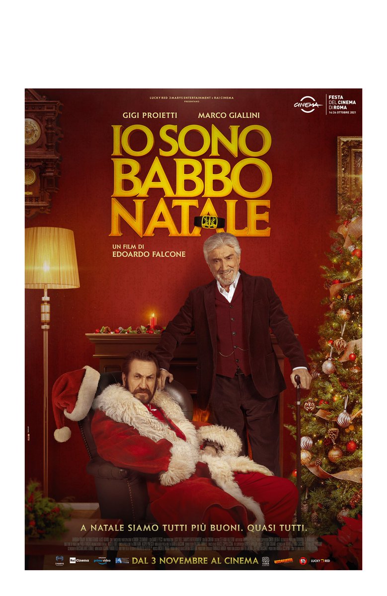 La sera della Vigilia di Natale su #Rai1 il film in prima visione #IoSonoBabboNatale, l’ultimo lavoro cinematografico di #GigiProietti
#Palinsesti #Rai #PalinsestiRai #Natale #Film #Movie #AscoltiTv #Auditel #CoseDiTv #TvTime