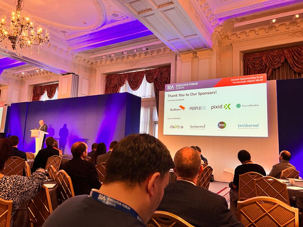Great start to the SIA #ExecForum  at the grand Landmark Hotel, with opening Keynote delivered by John Nurthen on Growth Opportunities in an Increasingly Digital World. 
#Pixid #contingentstaffing #vms #staffingtechnology #digitalisation