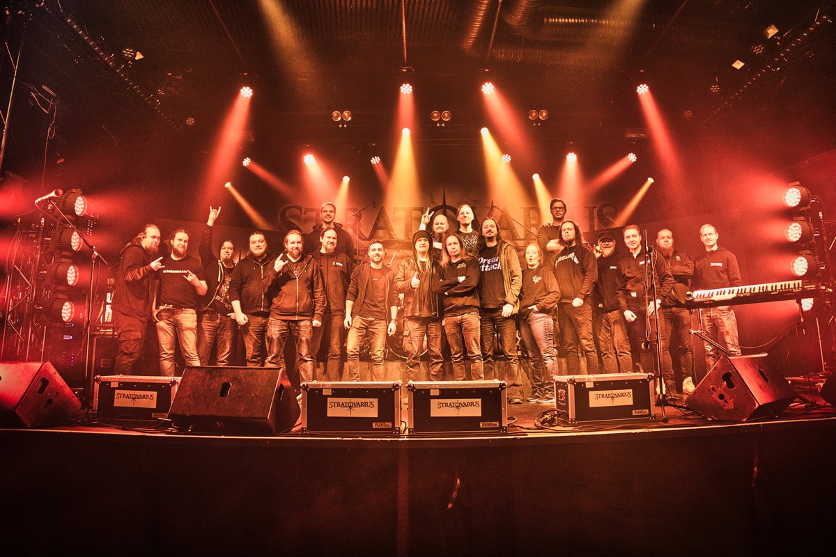 Silverbulletoff's tweet photo. Survive Tour is now over. It has definitely been a dream come true for us. To support such an amazing band as Stratovarius is something that we will remember for the rest of our lives. Thanks everyone! 🤘😍

@strato_official 
@ReaperEntertain 

#silverbullet #stratovarius https://t.co/bjGWCe2acG