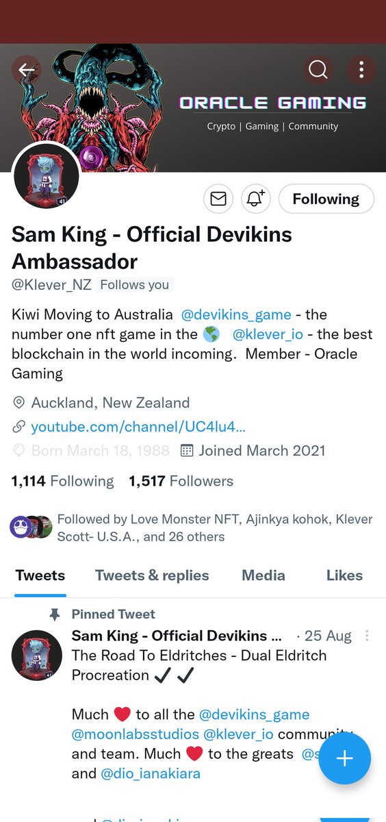 Bdbaziz72's tweet photo. @wolfdoesstuff @Klever_NZ @snsjr Awesome contest 🙏🤞 #Devikins #NFTshill #NFTGiveaways #NFT #P2E https://t.co/nNsdMgRkVC