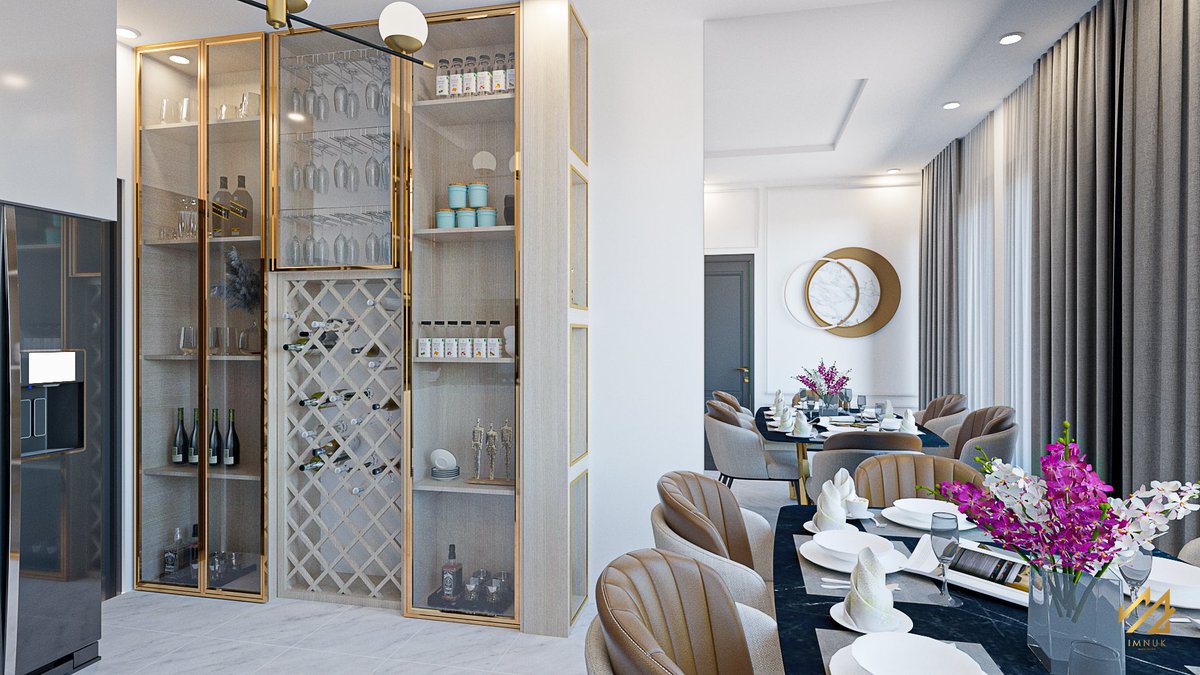 ImnukDesignSt's tweet photo. KITCHEN DESIGN: Imnuk Design Studio had the opportunity of working on a guest house for a modern King. How do you find a balance between royal and contemporary design? Follow our page to find out as we’ll be sharing the parts for the house we worked on in the next few days. https://t.co/FWslx6yjD3