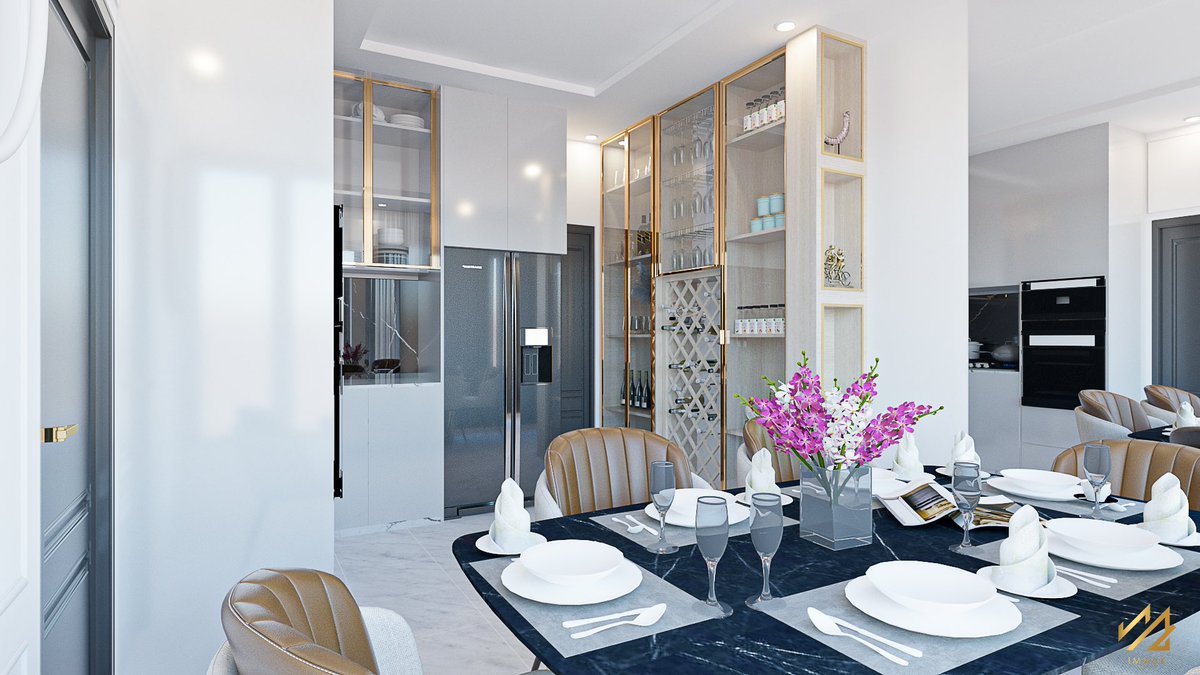 ImnukDesignSt's tweet photo. KITCHEN DESIGN: Imnuk Design Studio had the opportunity of working on a guest house for a modern King. How do you find a balance between royal and contemporary design? Follow our page to find out as we’ll be sharing the parts for the house we worked on in the next few days. https://t.co/FWslx6yjD3