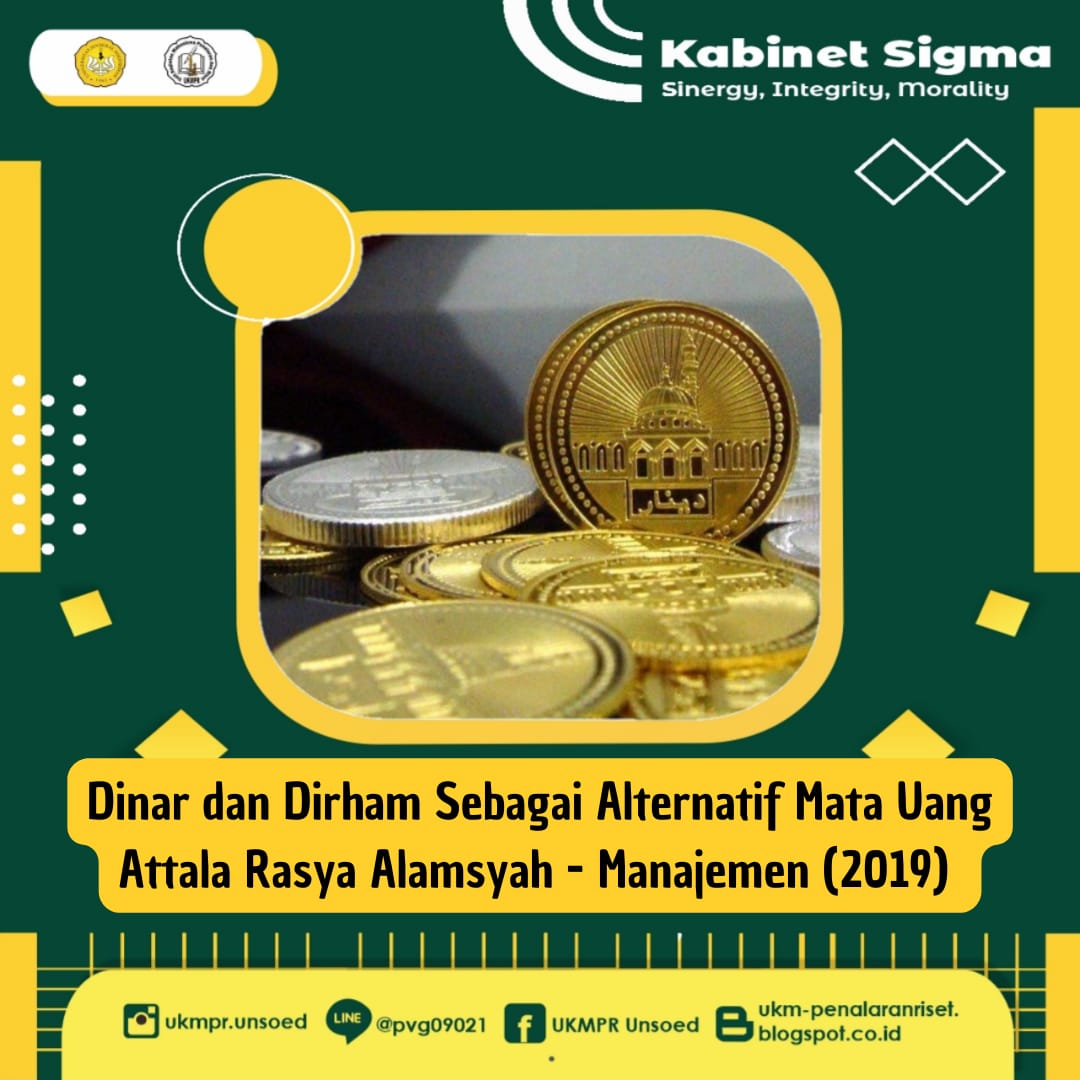 [KAJIAN UKMPR]

Salam Riset!!! Sukses!!!
Halo guys, kajian UKMPR kembali hadir menyapa kalian. Kali ini ada kajian menarik dengan judul:

Dinar Dan Dirham Sebagai Alternatif Mata Uang
Attala Rasya Alamsyah
Manajemen (2019)

Yuk disimak!
Semoga bermanfaat

ukm-penalaranriset.blogspot.com/2022/12/kajian…