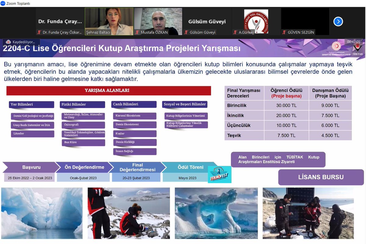 300 öğretmenimiz ve TÜBİTAK Bölge Koordinatörü Prof. Dr. Mustafa ÖZKAN ile Koordinatör Yardımcısı Doç. Dr. Şehnaz BALTACI'nın katılımlarıyla TÜBİTAK 2204 A &amp; B Araştırma Projeleri Yarışması Bilgilendirme Toplantısı gerçekleştirildi. 

<a href="/tcmeb/">Millî Eğitim Bakanlığı</a> <a href="/pervin_tore/">Pervin TÖRE</a> <a href="/Tubitak/">TÜBİTAK</a>