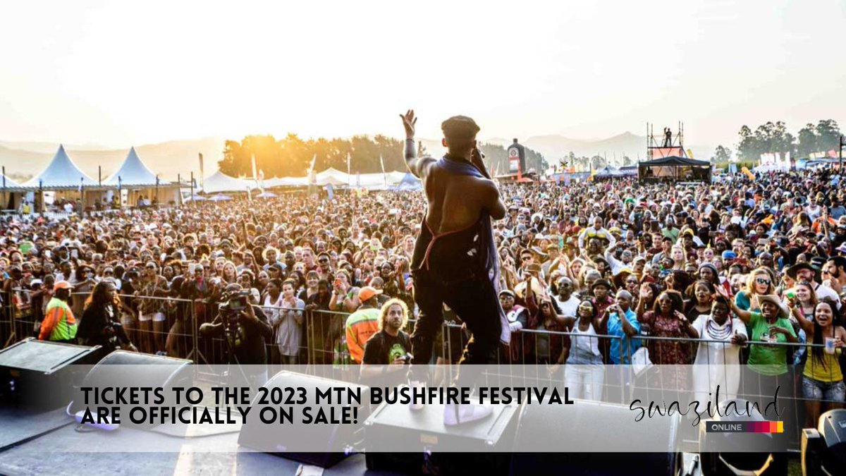 Don’t miss out on the MTN Bushfire Festival 2023 – tickets are on sale now and sure to sell out!  #eSwatini #BushFire2023 #MTNBushFire2023 #BushfireTickets swazilandnewsonline.co.za/2023-mtn-bushf…
