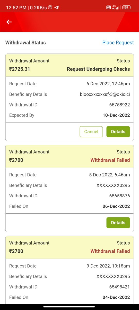 Shaneahmad07's tweet photo. @My11Circle why my money is not withdrawing please withdraw my money in my bank account . Your service is to stupid  i mailed you since 1 week your team doesnt resolve my problem please resolve my problem as soon as possible 
@My11Circle 
@SGanguly99 
@Ruutu1331 
@realFCG https://t.co/HSutalytwq