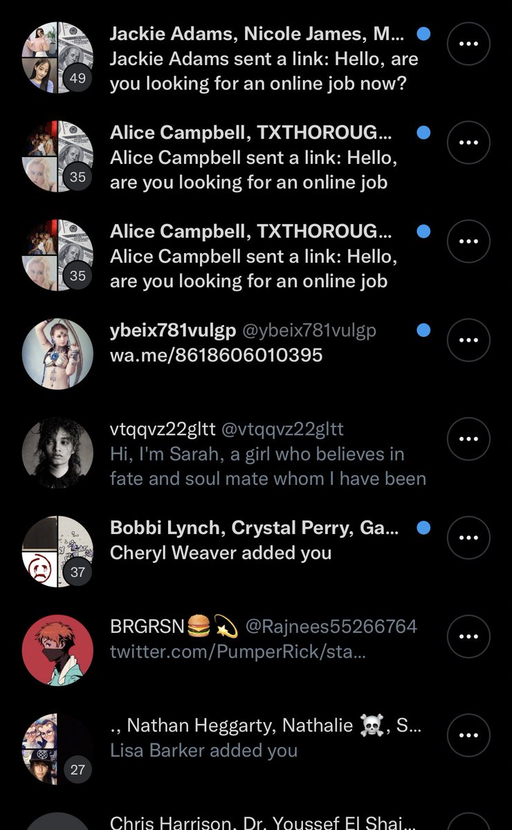 BarclayPastiche's tweet photo. The .@Elon era of Twitter is marvellous.
My inbox has been inundated with requests from young, spunky and interesting people.
From incredible crypto deals, to raunchy romance, the conversations are riveting.
My wallet may be lighter, but my heart is fuller.
#elon #twitter https://t.co/lqr9P9XVS5