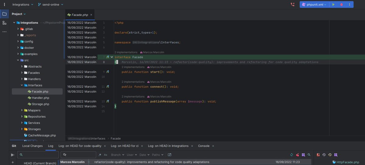 marcolindev's tweet image. Estranhei um pouco no início, mas a nova UI beta do @phpstorm ficou show demais, me adaptei rápidamente.
As melhorias no #codevision ficaram elegantes.
#php #phpstorm #phpdeveloper