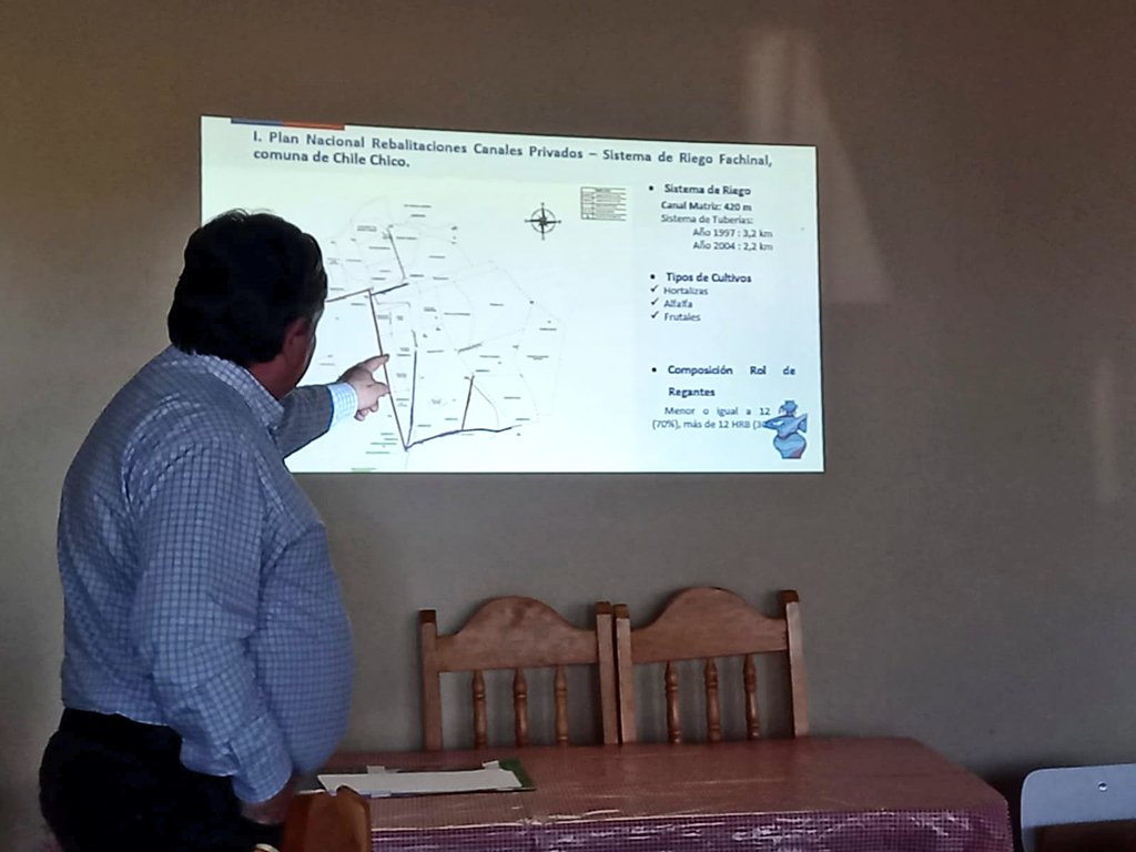 MOPAysen's tweet photo. 🟢🟠Equipo de #ObrasHidráulicasMOP impulsa trabajo en beneficio de vecinas y vecinos de #Fachinal, #ChileChico e  informa Plan Nacional de Rehabilitación de Canales Privados y ofrece apoyo a regantes de #Fachinal para formar comunidad de aguas💦💪👷‍♀️👷¡Seguimos! 🌿 https://t.co/hQtRiQhgPA