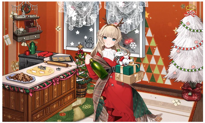 クリスマス仕様に模様替え 