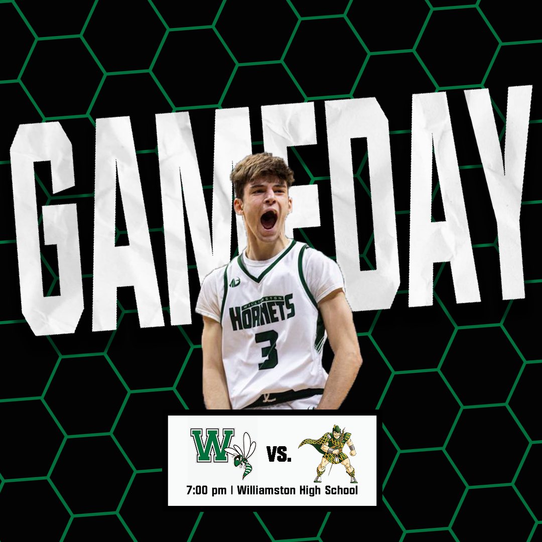 WHSBoysBBall's tweet photo. It’s finally GAMEDAY!!!

📍 Williamston
⏰ 7:00 pm
🆚 Howell
📺 https://t.co/VnYUYcHS0x

#GoHornets https://t.co/L4h1AAYOn2
