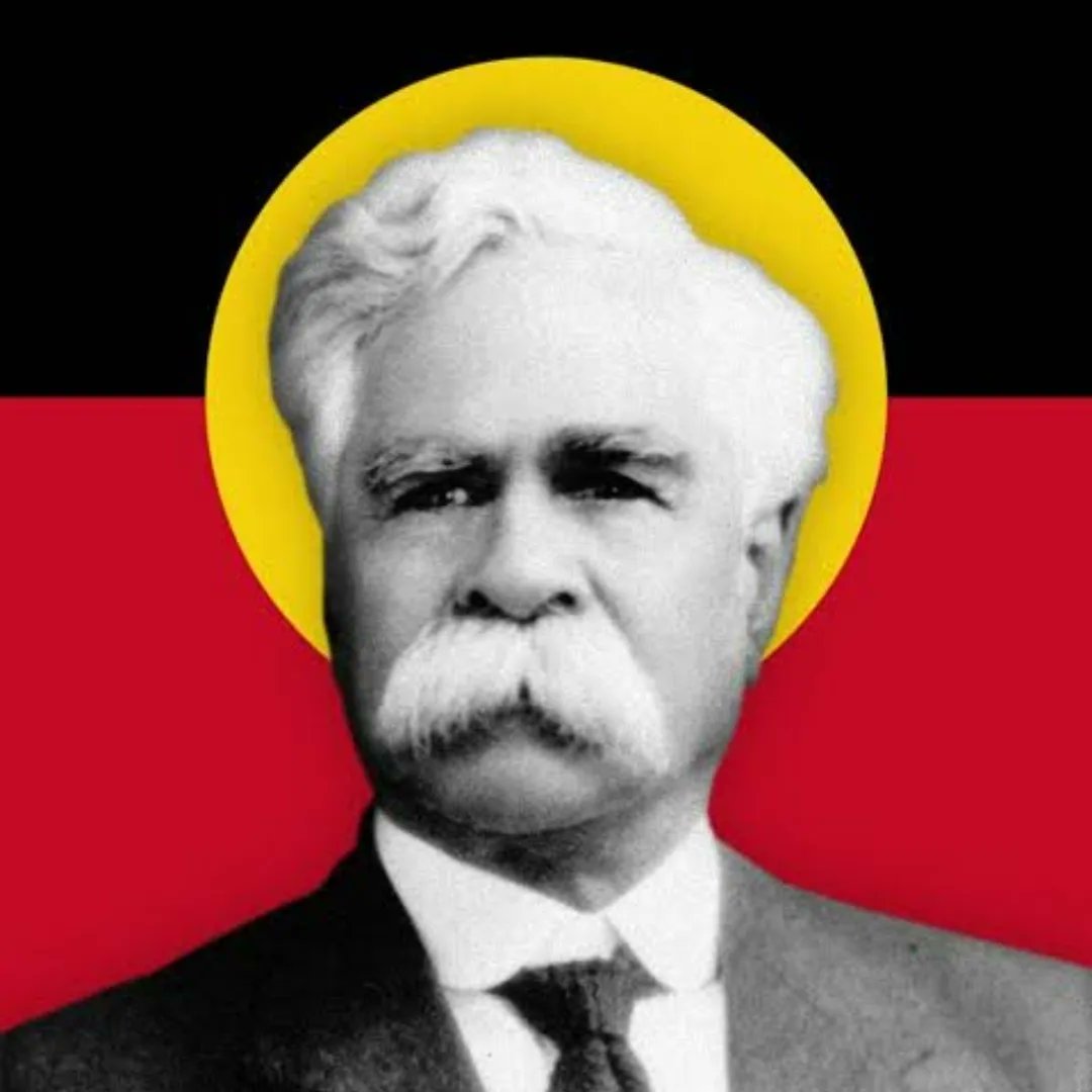 drmngnow's tweet photo. Uncle William Cooper walked on the German Embassy in dec 6 1938  on Kulin biik in solidarity with Jewish people as they were under siege from nazi Germany.. Unc showed what Indigenous leadership and custodianship is truly about. A universal inclusive love , consideration + care. https://t.co/yAKoXXunWX