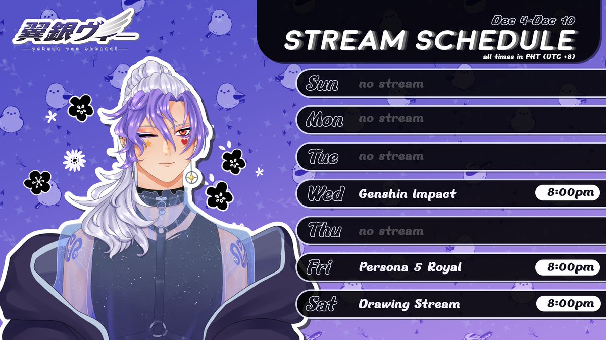YokuunVee's tweet photo. we got 3 streams this week!! still kinda busy so i might as well shoehorn some drawing work as well🍵
#VeeLive #VTubersUprising #新人Vtuber #ENVtuber #PHVtuber https://t.co/wIsjxKt7BL