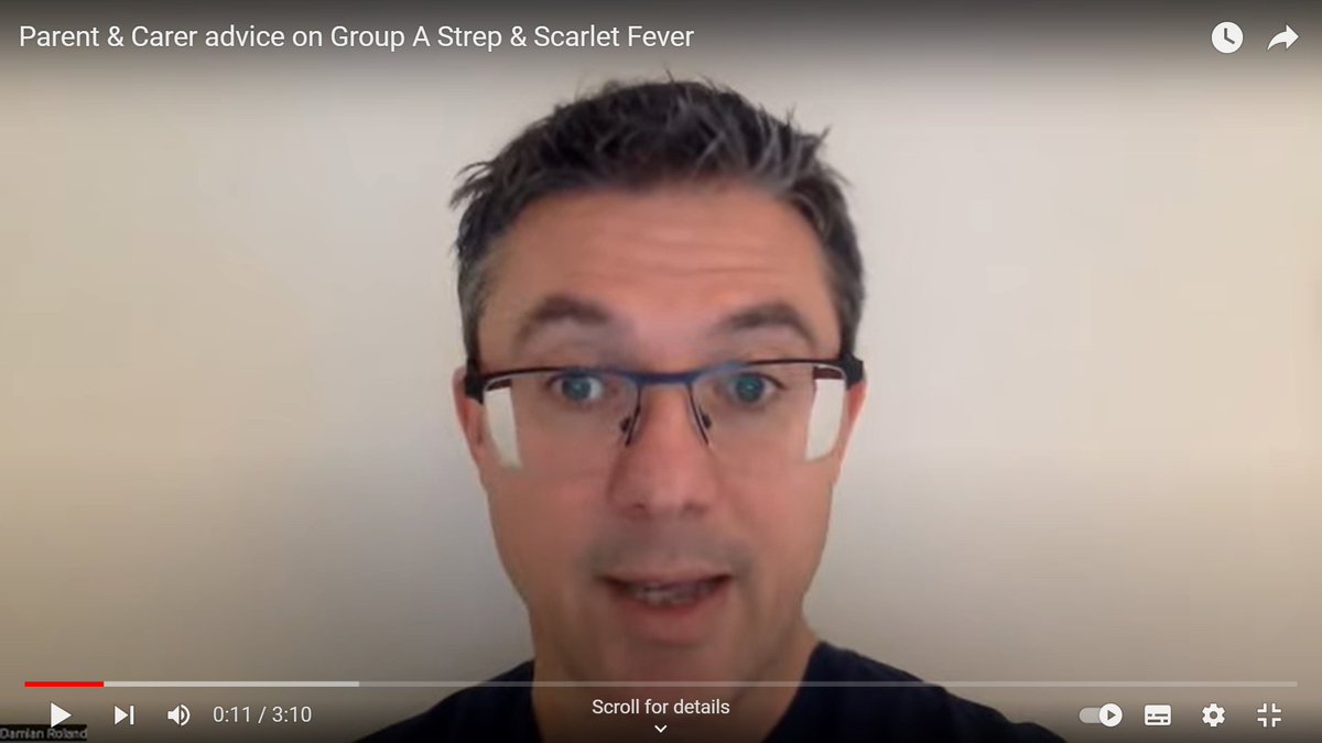 Watch local Children's Emergency Medicine Consultant Damian Rowland’s expert advice on Strep A and what to look out for when your child is unwell. youtube.com/watch?v=Qf-lgD…
Find more info at: ukhsa.blog.gov.uk/2022/12/05/gro…