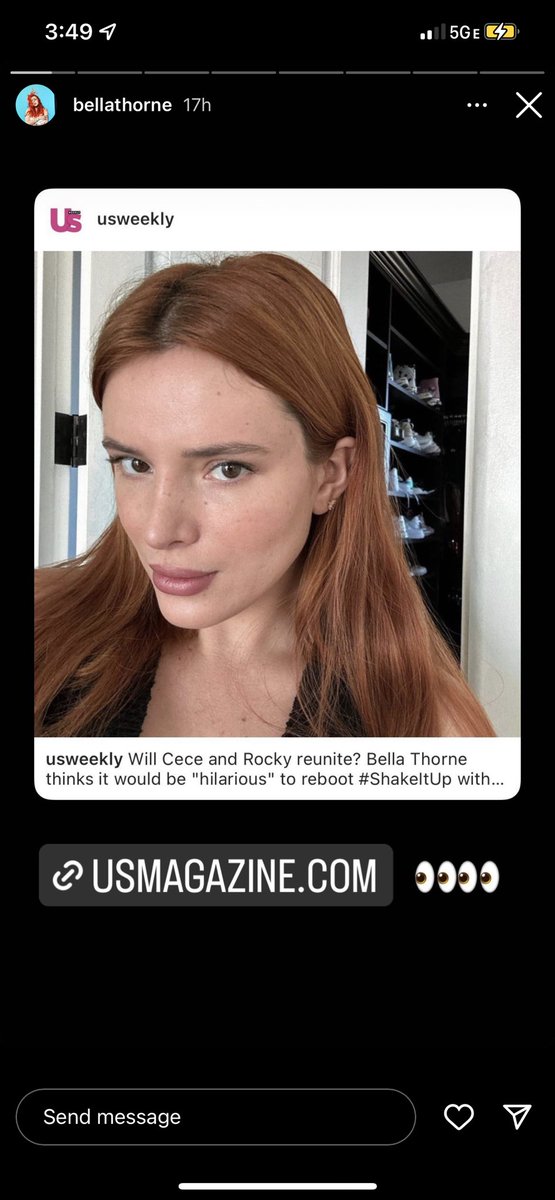 bellaffupdates's tweet photo. Bella Thorne Instagram Update 👩🏻‍🦰 https://t.co/7hCuR2VWjS