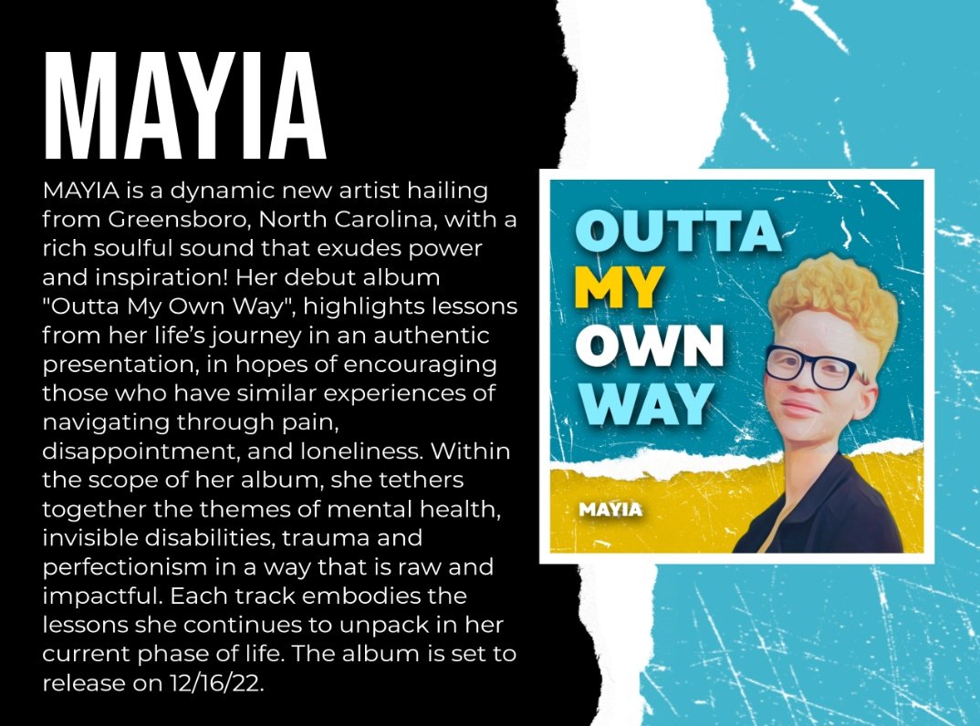 nldockery's tweet photo. @GetUpErica Please play 
Count It All Joy by MAYIA
https://t.co/B3DmgAHnvs…
#NewMusic #NewArtist
#WorldDisabilityDay #WorldDisabilityDay2022 
#invisibledisabilities https://t.co/GZHQ1yPrQn