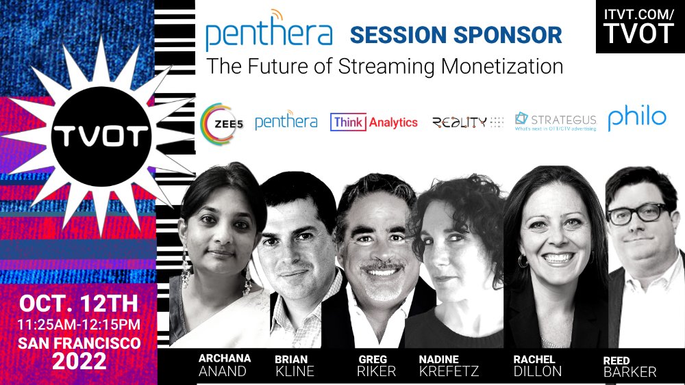 TVOTshow (@tvotshow) on Twitter photo 📺 ITVT Issue 44.51 - TVOT SF 2022 - The Future of Streaming Monetization - tinyurl.com/msdnpxh3 <a href="/WeArePenthera/">Penthera</a> <a href="/NadineKrefetz/">Nadine Krefetz</a> <a href="/ZEE5Global/">ZEE5 Global</a> <a href="/thinkanalytics/">ThinkAnalytics</a> <a href="/Strateg_us/">Strategus</a> <a href="/philoTV/">Philo</a> #monetization #streaming #SVOD #AVOD #tv #television <a href="/tswedlow/">Tracy Swedlow</a> <a href="/TVOTshow/">TVOTshow</a> 📺 ITVT Issue 44.51 - TVOT SF 2022 - The Future of Streaming Monetization - tinyurl.com/msdnpxh3 <a href="/WeArePenthera/">Penthera</a> <a href="/NadineKrefetz/">Nadine Krefetz</a> <a href="/ZEE5Global/">ZEE5 Global</a> <a href="/thinkanalytics/">ThinkAnalytics</a> <a href="/Strateg_us/">Strategus</a> <a href="/philoTV/">Philo</a> #monetization #streaming #SVOD #AVOD #tv #television <a href="/tswedlow/">Tracy Swedlow</a> <a href="/TVOTshow/">TVOTshow</a>