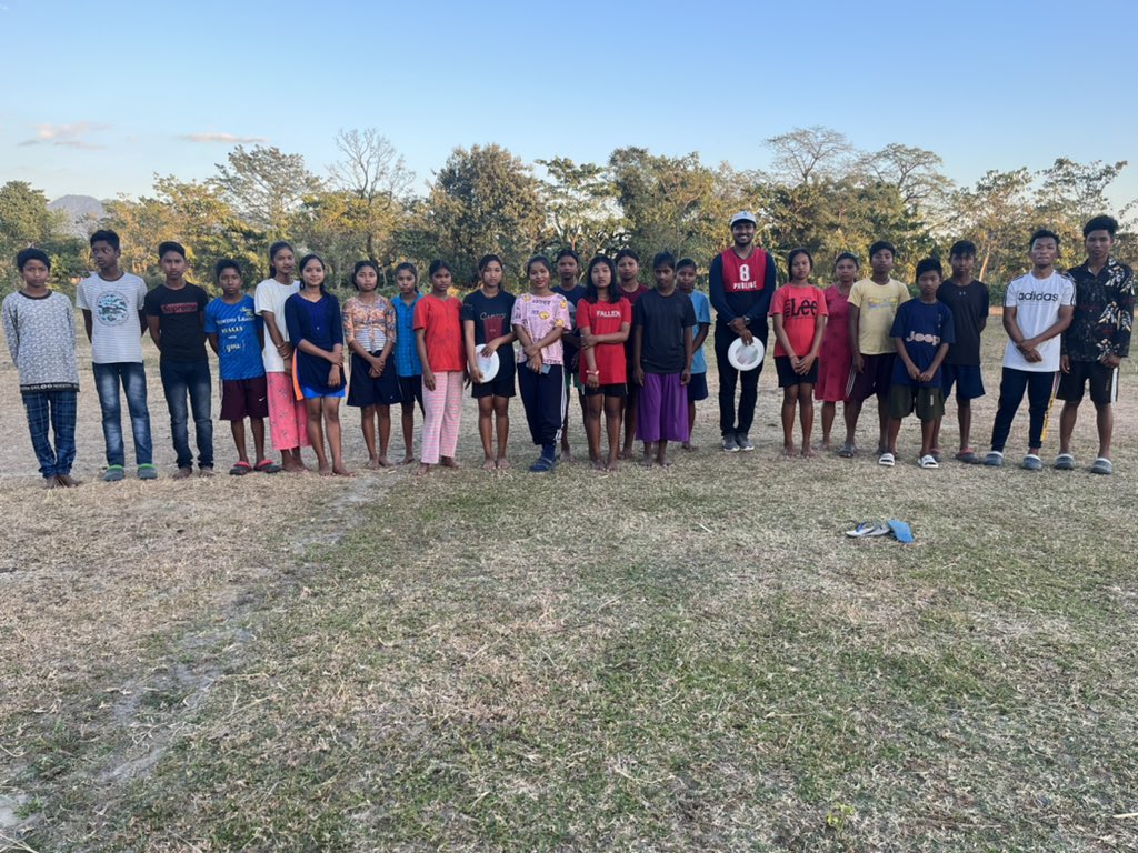 Deosri cluster : Team from Aiepolly #Assam #Bhutan #UltimateFrisbee #SportsforDevelopment #Assamdiaries