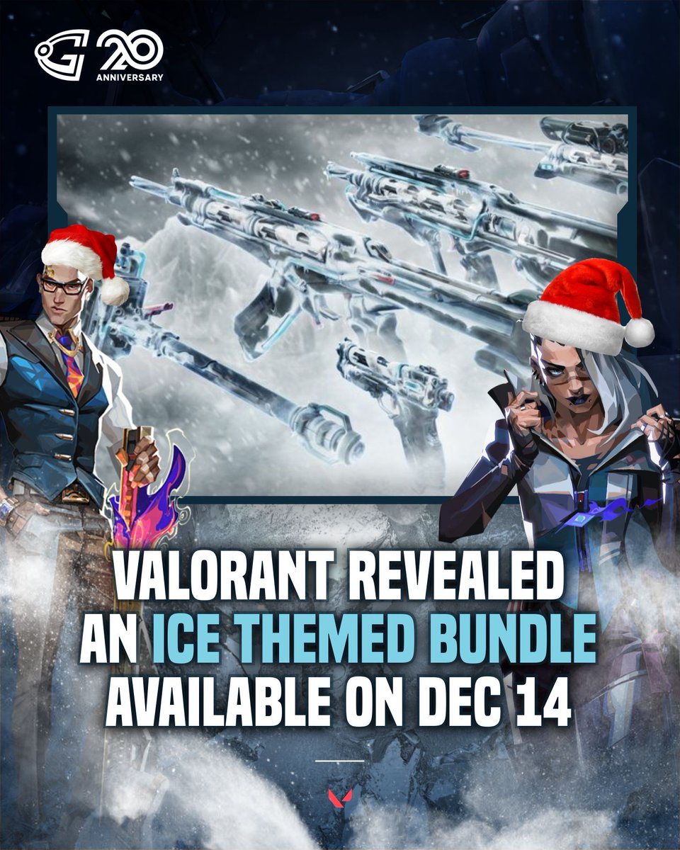 GosuGamers's tweet photo. Perfect skins for the holiday season. β
#GosuGamers #Gosu20 #PassionON #GGFlash #Valorant https://t.co/U4dYfuC03B