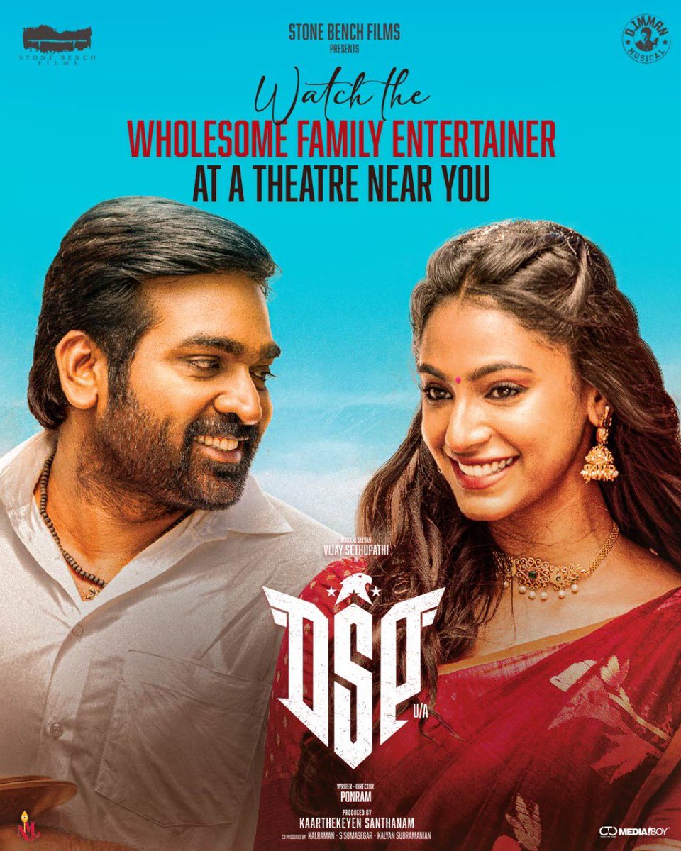 VijaySethuOffl's tweet photo. #DSP in theatres https://t.co/R9e82k1fD0