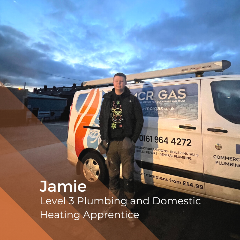 Our team is growing again; meet Jamie, our Level 3 Plumbing and Domestic Heating apprentice! Jamie joined us a few weeks ago and is already getting stuck right in time for the busy Christmas period🎄 Welcome to the team!