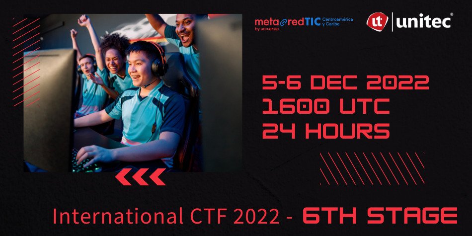 🏅Finaliza la UCI en los puestos 8 y 9 de la🏆6ª Etapa y Final del Evento #CTFMetaRed Centroamérica y Caribe🛡Por 1ra vez la <a href="/universidad_uci/">Universidad de las Ciencias Informáticas</a> clasifica en el #Top10 con participación de más de 140 quipos de todo el mundo👉 eventos.metared.org/86536/detail/c…
#C0n3cta2UCI #UCI20F #SomosUci