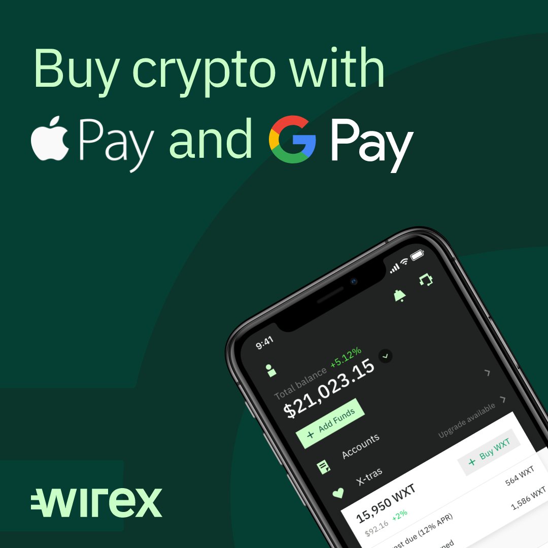 wirexapp's tweet photo. THIS JUST IN: Buying crypto just got quicker, easier and WAY more convenient 🤳 We've teamed up with @primer_io to enable our customers to seamlessly top-up their Wirex accounts with #ApplePay and #GooglePay in just minutes!

Learn more: https://t.co/L1UTjV7kjU https://t.co/6RecwLvUls