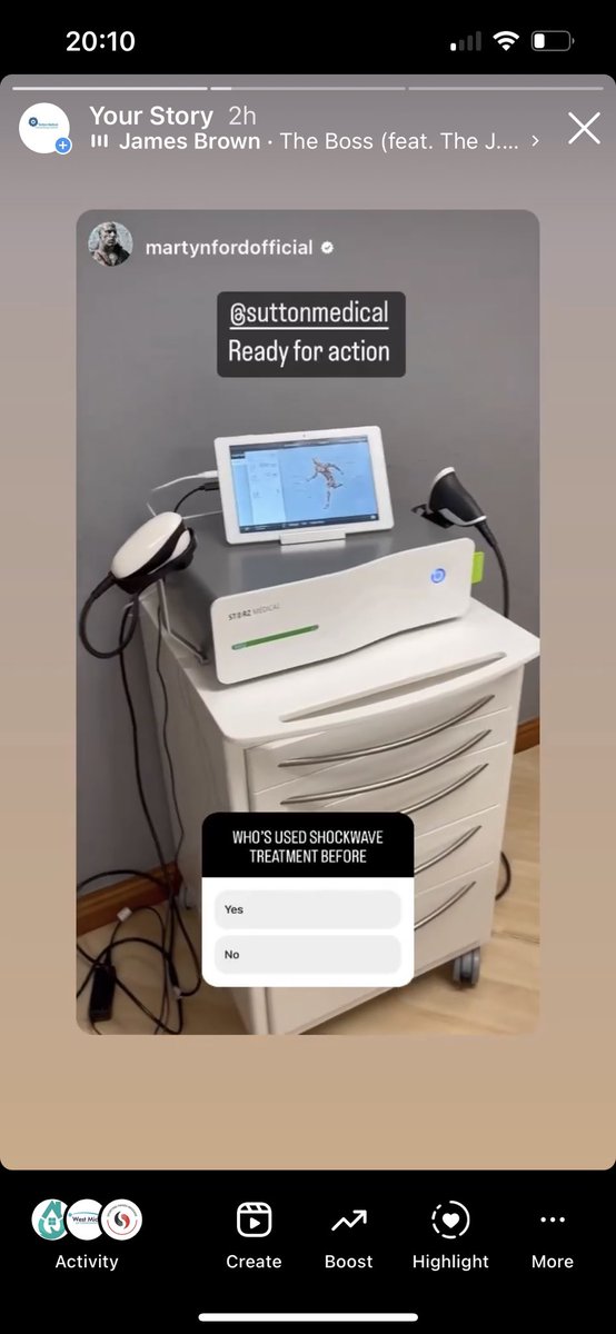 SuttonMedical's tweet image. What an absolute pleasure it was to meet and treat @martynfordofficial Hopefully our state of the art equipment and expert Steve Hakner from Midland Shockwave and Physiotherapy can work their magic. 🙏 Looking forward to seeing Martyn again soon. 🤩👨‍⚕️#shockwave #physiotherapy