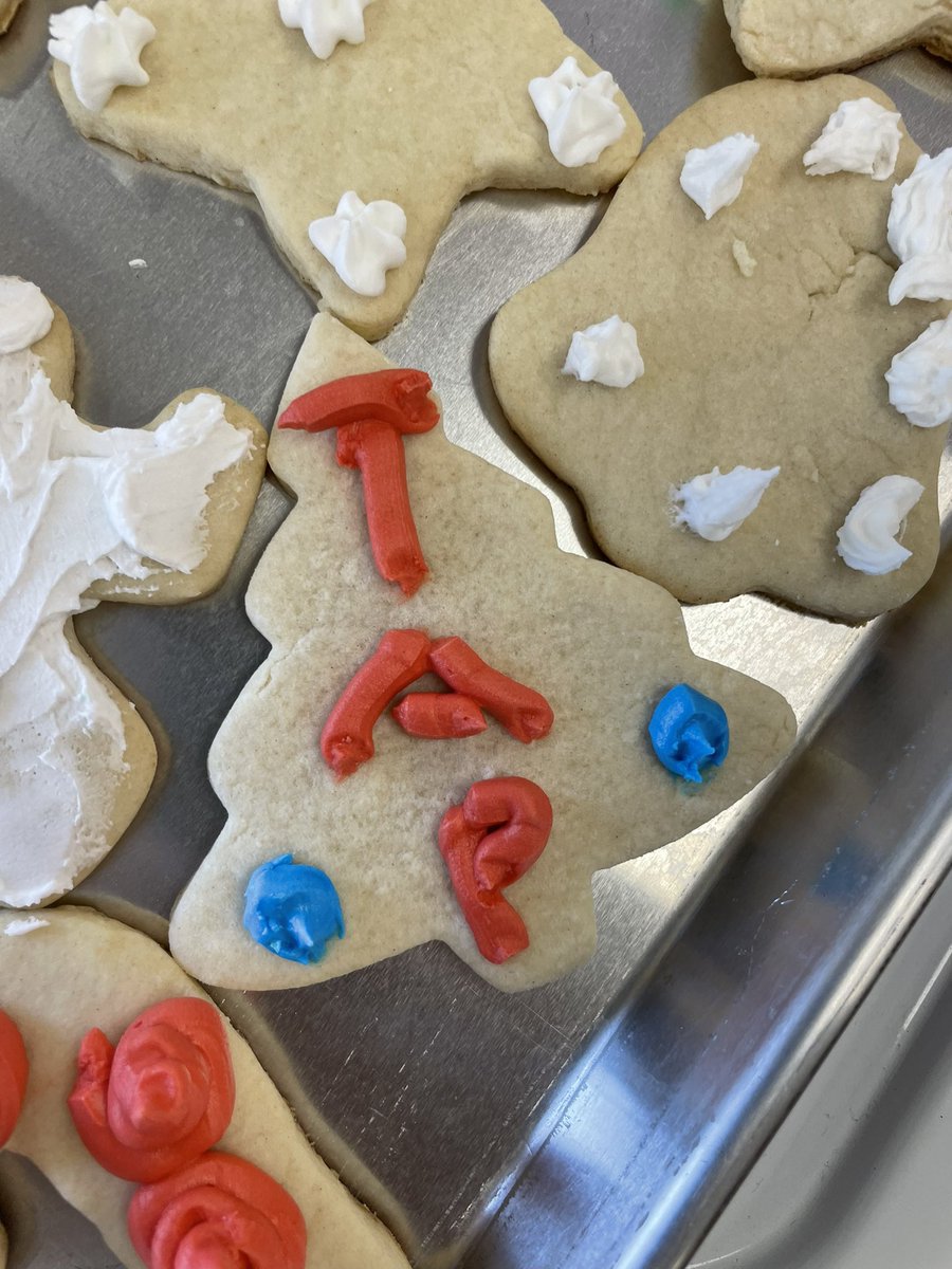 Cookie decorating day! The last step of our project before we divide and deliver to our students <a href="/walzad/">Walter Zadow P.S.</a> on Wednesday! Thank you <a href="/ArcherTeskey/">Ms Archer Teskey</a> and your students for making this learning experience happen!