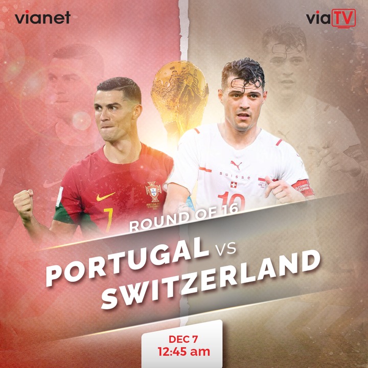 Vianetofficial's tweet photo. Get ready for an epic match! Portugal and Switzerland are set to face off in the round of 16 at the #FIFAWorldCup2022.
Click the link here to Purchase a World Cup Coupon at Rs 500*: https://t.co/DGqRbN3A4b

#Vianet #viaTV #abasabaiconnected #football #worldcup #bringhomethegame https://t.co/77S2ClHIhe