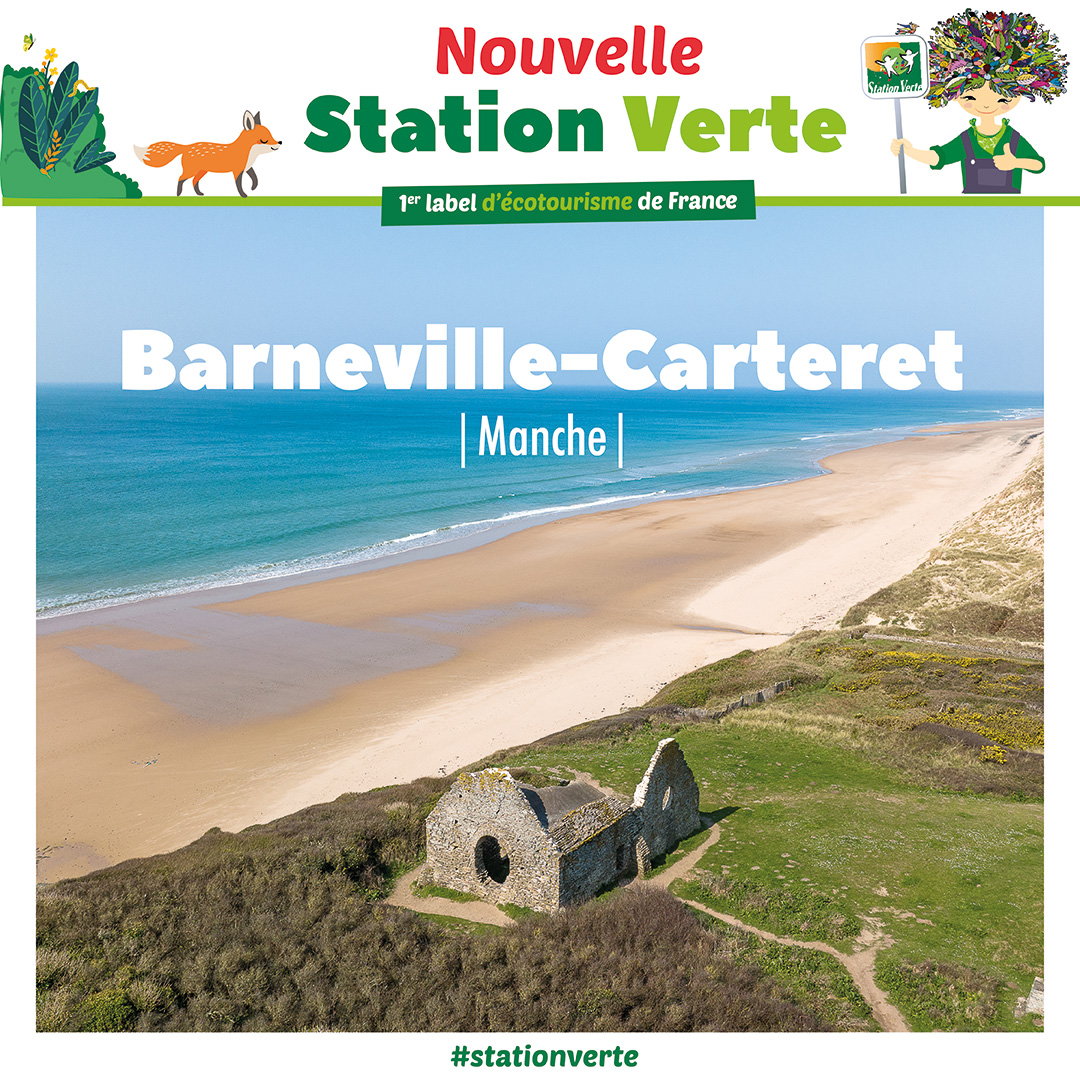 🏅 [ LABELLISATION ] 
Barneville-Carteret, dans le Cotentin, devient la 9e #stationverte de la #Manche ! Un havre de paix pour ceux qui aiment la nature, l'aventure et les grands espaces bordées de longues plages et de dunes !

Découvrez-là barneville-carteret.stationverte.com

©BH Studio