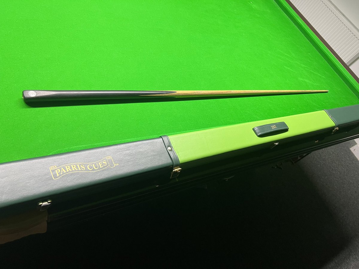 Thanks for @ParrisCues personalised cue case.