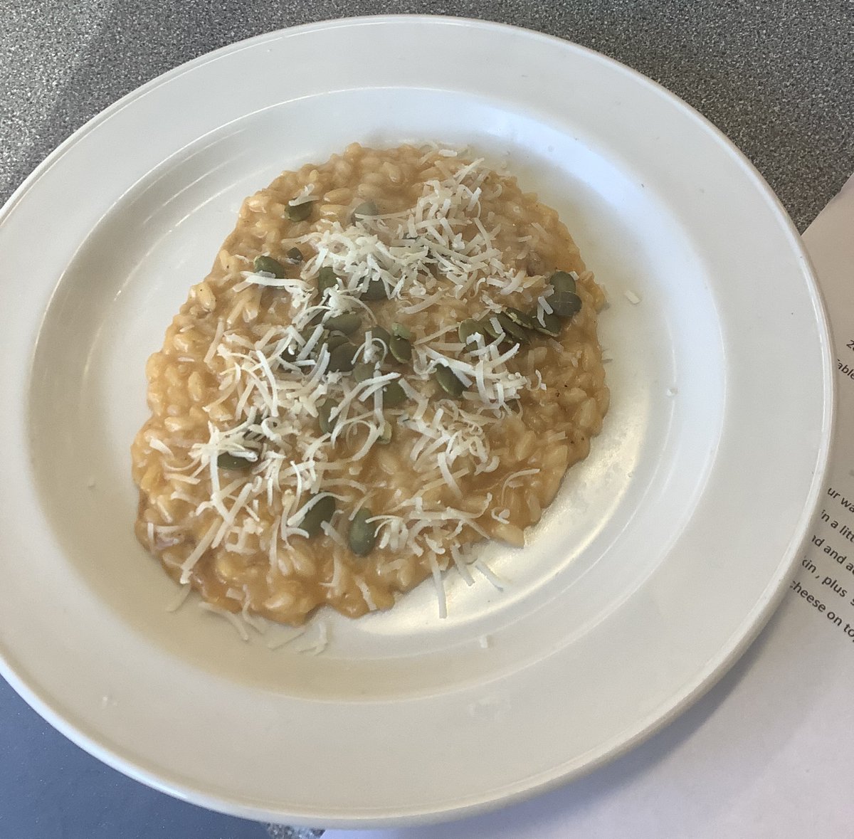 WA_Spilsby's tweet photo. Using pumpkins grown by our #LandBasedStudies pupils, look at these fantastic #risottos made by our Year 8 #FoodTech pupils! #crosscurricular #homegrown #horticulture #EducationForAll https://t.co/Z8rqYKXqzh