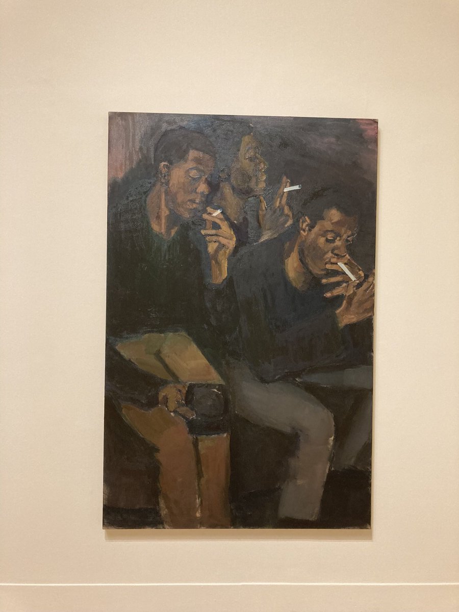 CASArchive_'s tweet photo. A few images from ‘Fly In League With The Night’ — artist and writer Lynette Yiadom-Boakye ‘s rich and deeply intimate exhibition at @Tate (Britain) https://t.co/ecVwaweS9e