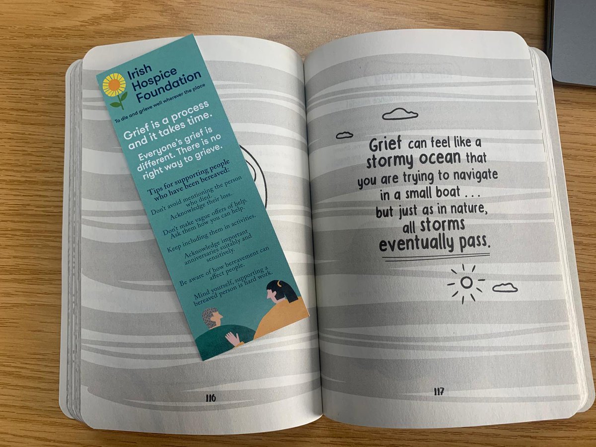 <a href="/IrishHospice/">Irish Hospice Foundation</a> have developed a lovely bookmark for grief awareness week sent to 120 library's in Ireland <a href="/LibrariesIre/">Libraries Ireland</a> shown here with one of our favourite children's bereavement book 'You Will Be Okay' by Julie Stokes OBE <a href="/winstonswish/">Winston's Wish</a>
<a href="/RainbowsIreland/">Rainbows Ireland</a>
<a href="/CBNtweets/">ChildhoodBereavement</a>