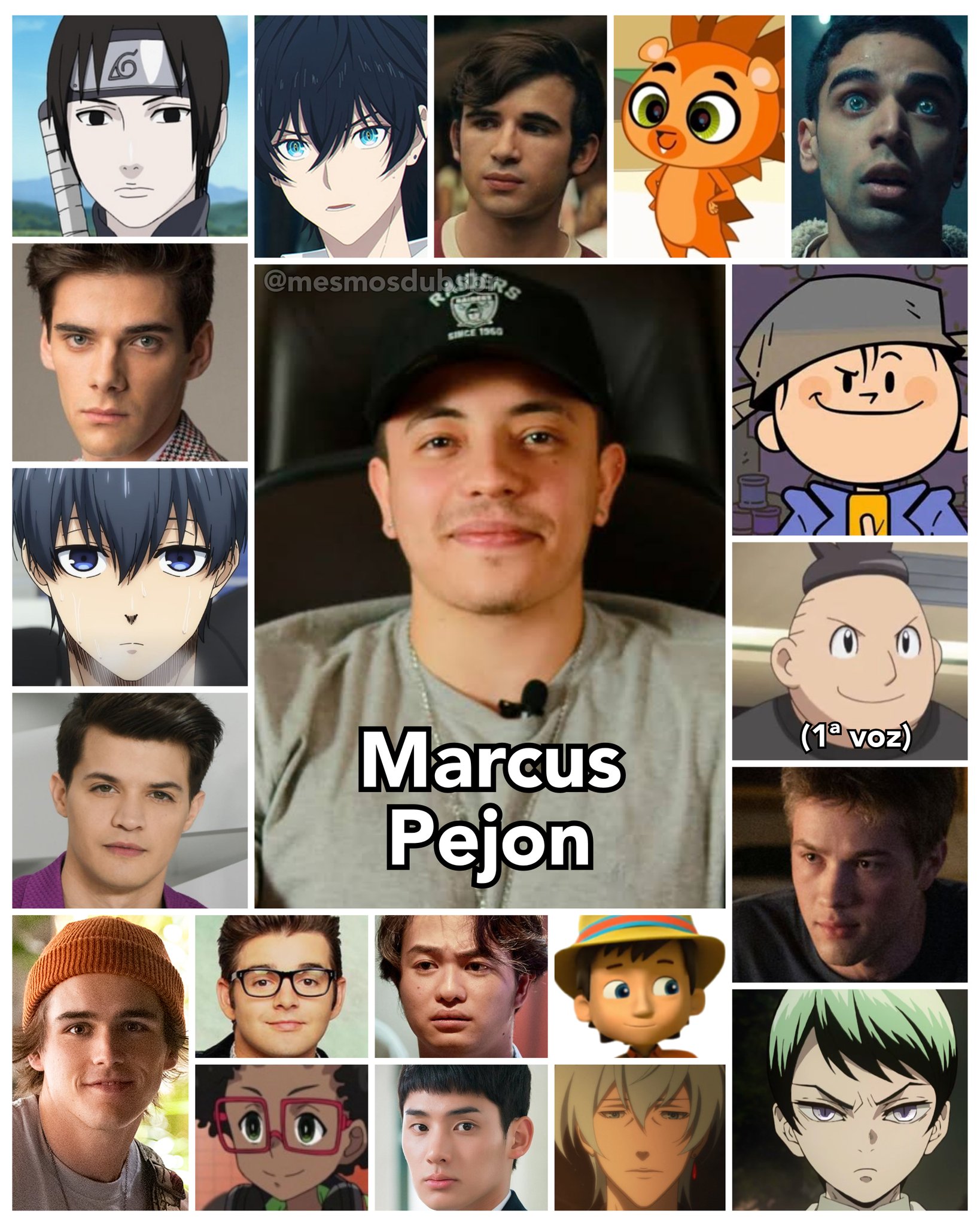 Personagens Com os Mesmos Dubladores! on X: É o brabo, não tem como! Dando  do que falar no ramo da dublagem nesses últimos anos, Marcus Pejon é um  excelente artista, se destacando