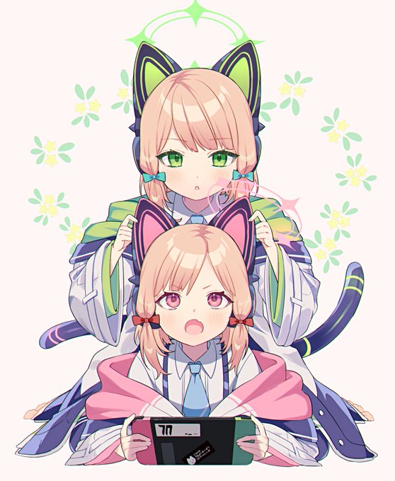 「2girls playing games」 illustration images(Latest)
