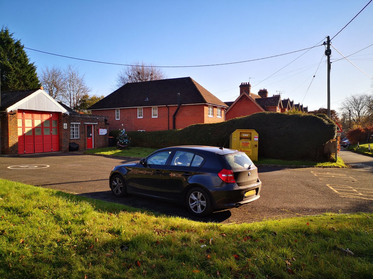 Looking for a parking spot in the village?  Wondering if that big bit of tarmac outside the firestation is a good option? It isn't...
On call stations need that space when the pager goes. Thoughtless parking like this delays us.  Please don't do it.  #ThinkALittleBit
