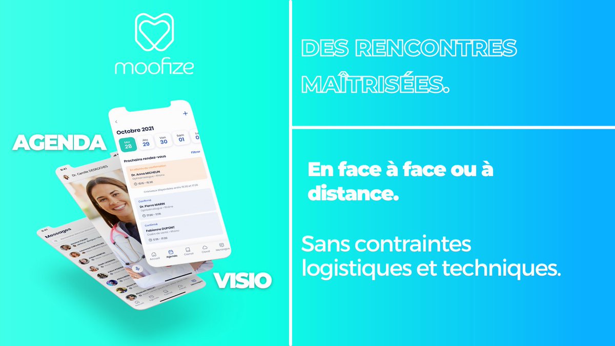 Moofize1's tweet photo. Les #praticiens maîtrisent le temps qu’ils accordent aux #visiteursmédicaux, en automatisant les tâches liées à l’organisation.

#ophtalmologie #MédecineGénérale #vétérinaire 

@Moofize1 @FrenchTechOneLS @LaFrenchTech @lafrenchcare @Bpifrance @femmes2sante https://t.co/lkDzV0Uf0o