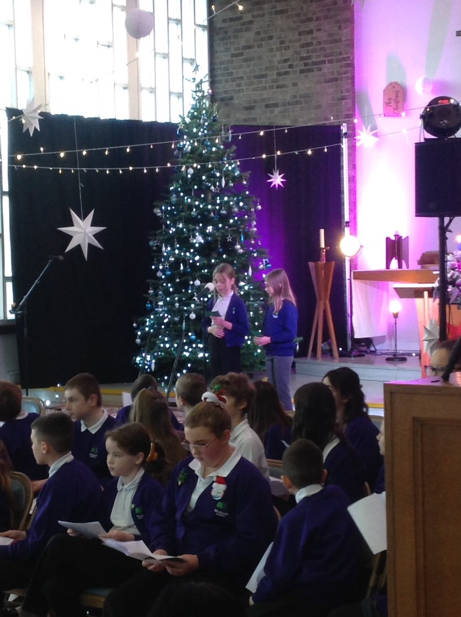 wla_y6's tweet photo. Some images from this morning's lovely carol service at St. Mark's Church 🎄⭐️ @harbourlearning https://t.co/n5VgB7F5P6