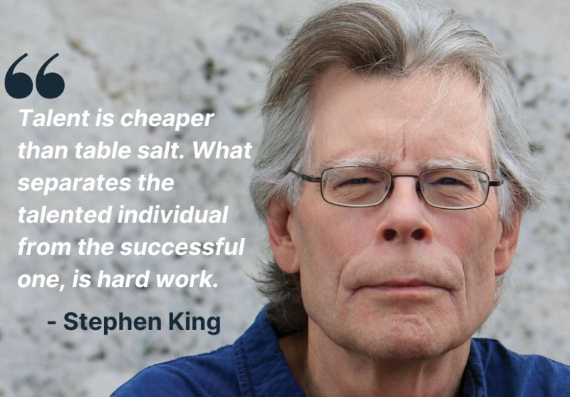 #talent #hardwork #hustle #audioproduction #productioncompany #adagency #elearning #stephenking
