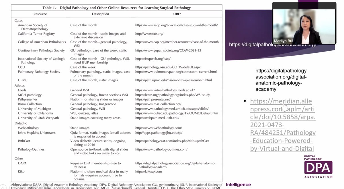 elena_westhills's tweet photo. @DrBuiPathology discusses educational resources for trainees today #dpatweet https://t.co/yHUFgAwedp