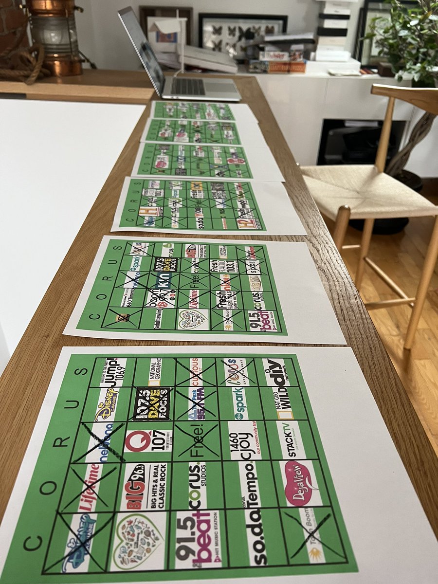 Got the company <a href="/globalnewsto/">Global News Toronto</a> virtual charity bingo game going on today from my home office. Hard to get any actual work done but it’s for a great cause supporting the <a href="/TFFtoydrive/">Santas Elves</a>